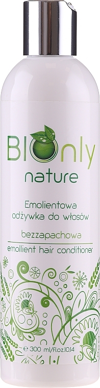 Condicionador suavizante para cabelo - BIOnly Nature Emollient Hair Conditioner