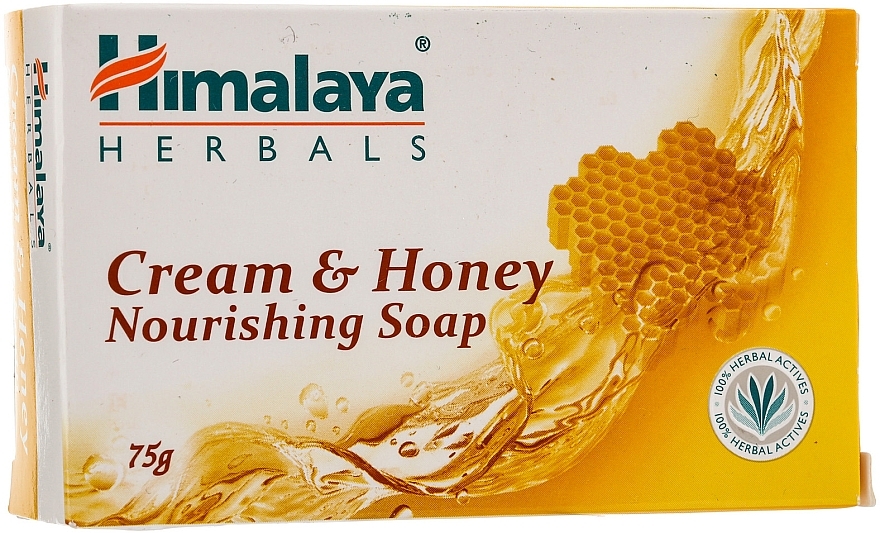 Sabonete de mel e creme para pele normal e seca - Himalaya Herbals Cream Honey Soap