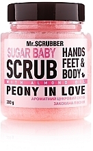 Esfoliante de açúcar para corpo Mr.Scrubber Sugar Baby Peony in Love