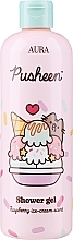 Gel de duche com aroma de gelado de framboesa Aura Pusheen Shower Gel Raspberry Ice-Cream Acent