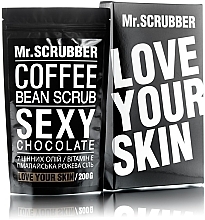 Esfoliante de café para rosto e corpo Mr.Scrubber Sexy Chocolate Scrub