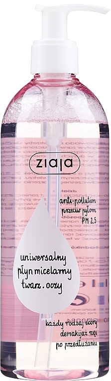 Água micelar - Ziaja Micellar Water Universal For Face And Eyes All Skin Types