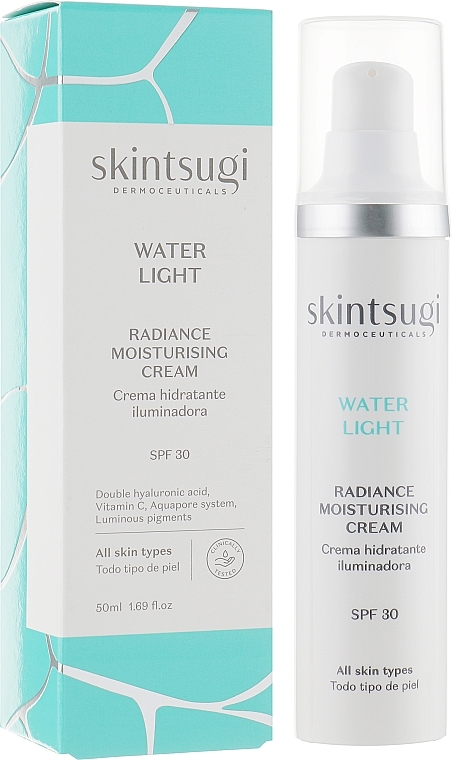 Creme de dia facial hidratante - Skintsugi Waterlight Radiance Moisturising Cream SPF30