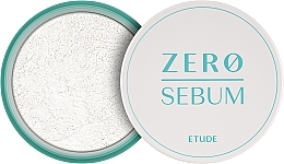 Etude Zero Sebum Drying Powder Pó solto mineral matificante para rosto