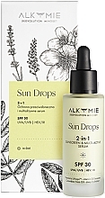 Protetor solar com sérum multi-ativo Alkmie Sun Drops Sunscreen & Multi-Active Serum SPF 30