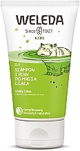 Shampoo gel para crianças 2 em 1 "Lima" Weleda Kids 2in1 Shampoo & Bodu Wash Lime