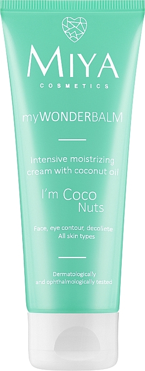 Creme facial hidratante intensivo com óleo de coco - Miya Cosmetics My Wonder Balm I’m Coco Nuts Face Cream