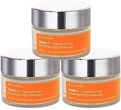 Conjunto "Creme hhidratante noturno para o rosto" Dr. Eve_Ryouth Vitamin C + Hyaluronic Acid Hydrabright Night Moisturiser