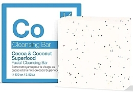 Sabonete de limpeza facial Dr. Botanicals Cocoa & Coconut Superfood Facial Cleansing Bar