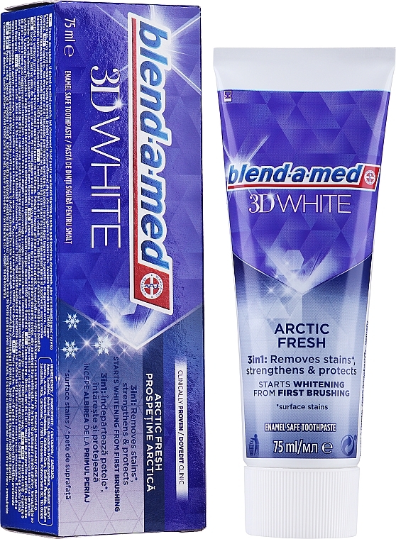 Pasta de dentes "Beijo de Menta" - Blend-a-med 3D White Fresh Toothpaste