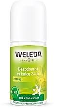 Desodorizante roll-on "Citrino" Weleda Citrus 24h Deo Roll-On