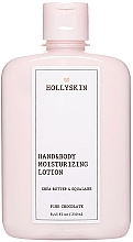 Loção hidratante suavizante para mãos e corpo com manteiga de karité e esqualano Hollyskin Perfect Pink Chocolate Hand & Body Moisturizing Lotion Shea Butter & Squalane