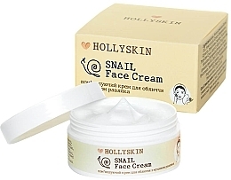 Creme suavizante para rosto com mucina de caracol Hollyskin Snail Face Cream