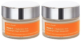 Conjunto "Creme hhidratante noturno para o rosto" Dr. Eve_Ryouth Vitamin C + Hyaluronic Acid Hydrabright Night Moisturiser