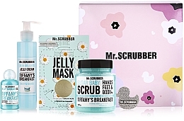 Conjunto Mr.Scrubber Tiffany’s Care (b/scr/300g + b/cr/150ml + f/mask/60ml + sh/gel/50ml)