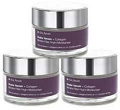 Conjunto "Creme noturno para o rosto" Dr. Eve_Ryouth Snake Venom + Collagen Wrinkle Filler Night Moisturiser