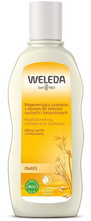 Champô com extrato de aveia - Weleda Hafer Aufbau-Shampoo