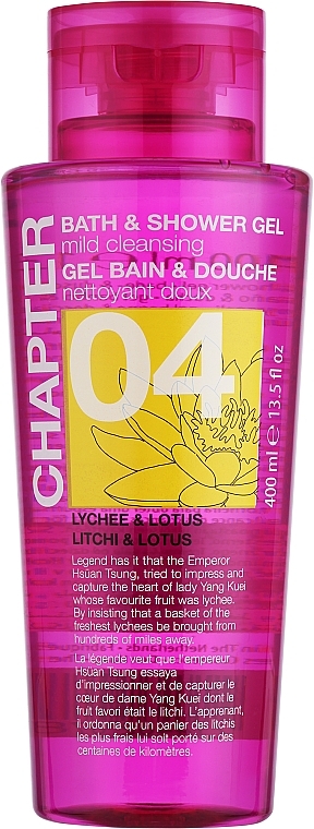 Gel de Duche e Banho "Lichia e Lótus" - Chapter 04 Lychee & Lotus Bath & Shower Gel