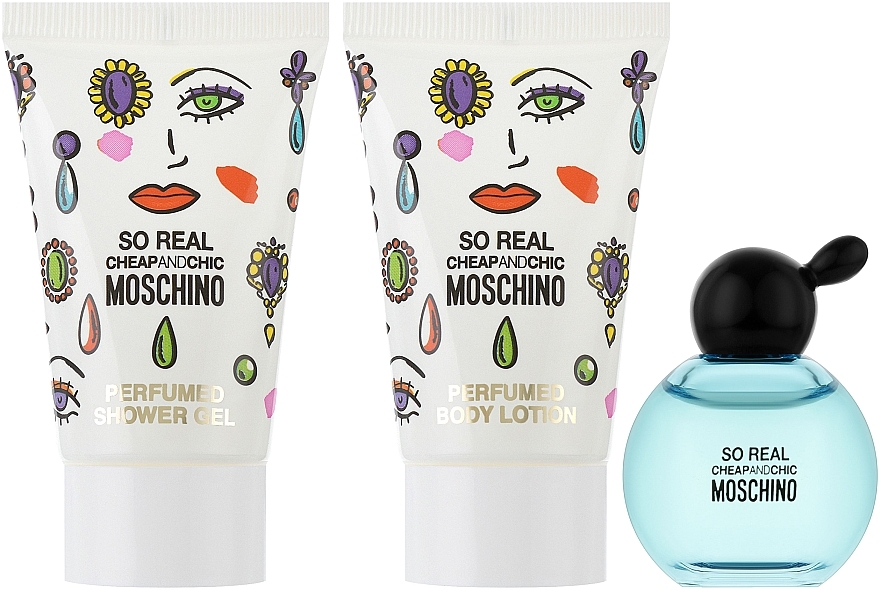 Moschino So Real Cheap And Chic - Kit (edt/4,9 ml + b/lote/25 ml + sh/gel/25 ml)