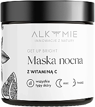 Máscara facial noturna com vitamina C Alkmie Get Up Bright