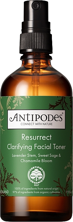 Tónico para rosto - Antipodes Resurrect Clarifying Facial Toner