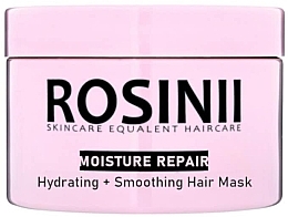 Máscara hidratante alisante para cabelo Rosinii Moisture Repair Hydrating + Smoothing Hair Mask