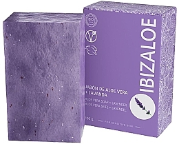 Sabão com alfazema Ibizaloe Aloe Vera Soap Lavender