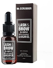 Mr.Scrubber Lash&Brow Oil Complex Complexo para crescimento de pestanas e cuidado de sobrancelhas