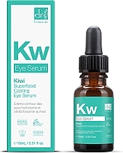 Sérum refrescante para a pele ao redor dos olhos Dr Botanicals Kiwi Superfood Cooling Eye Serum