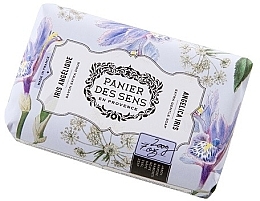 Sabão Panier Des Sens Extra Gentle Natural Soap with Shea Butter Angelica Iris