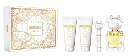 Moschino Toy 2 Conjunto (edp/100ml + edp/10ml + b/lot/100ml + sh/gel/100ml)