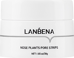 Máscara Facial contra pontos negros Lanbena Nose Plants Pore Strips