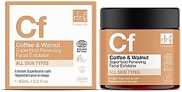 Esfoliante para rosto Dr. Botanicals Cf Coffee & Walnut Superfood Renewing Facial Exfoliator