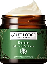 Creme revitalizante de dia para rosto Antipodes Rejoice Light Facial Day Cream