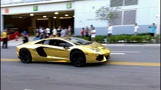 BEST of Supercar SOUNDS Loud acceleration  REVS  Lamborghini Ferrari Bugatti EXOTIC STEREO