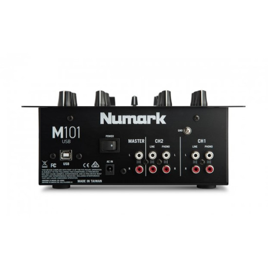 Numark M101USB 2 Channel 10 DJ Mixer w/ USB-M101-USB