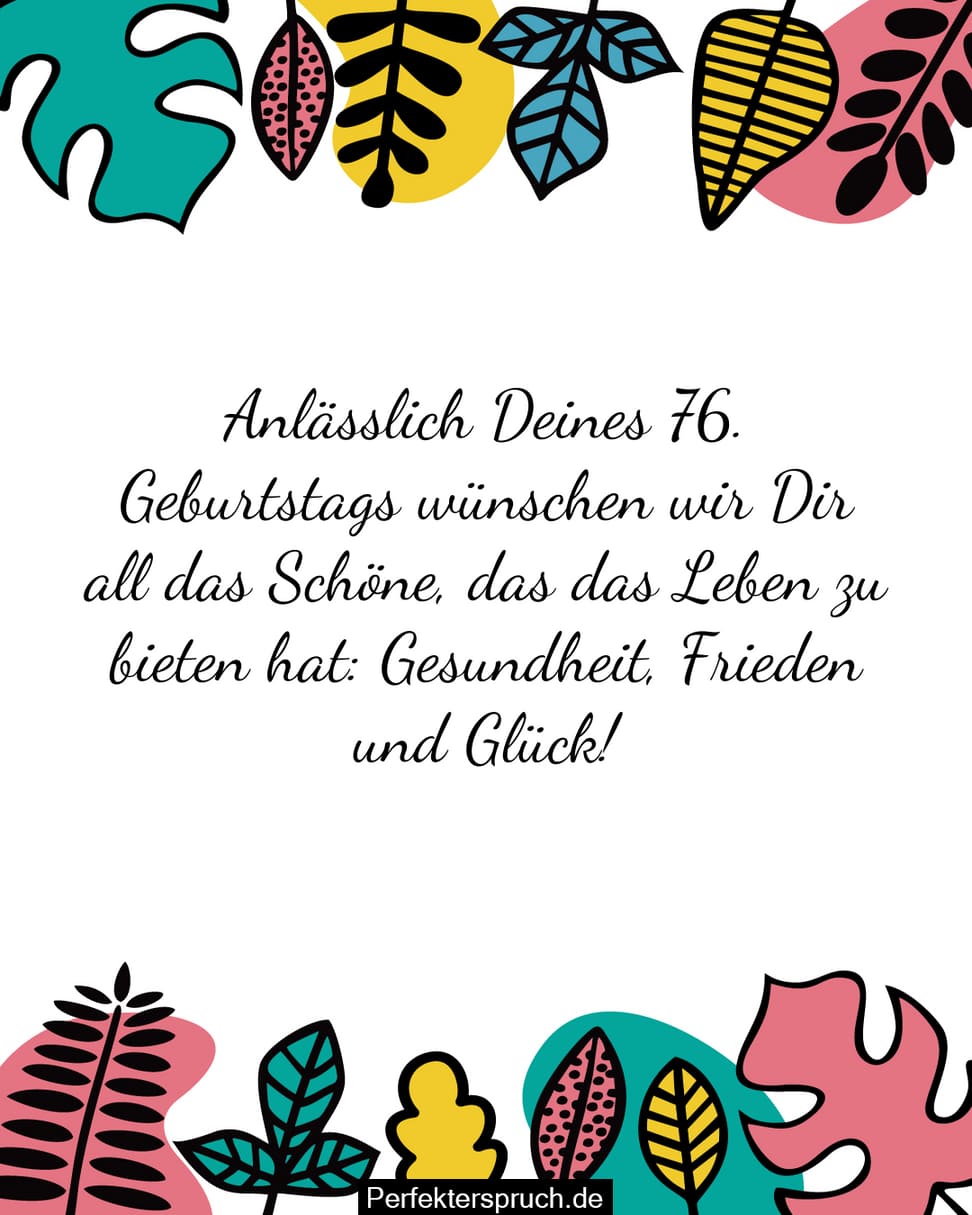 glueckwuensche 76 geburtstag enkelsohn