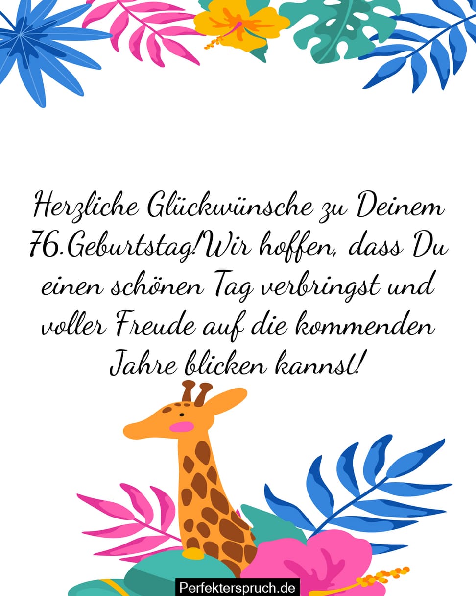 glueckwuensche 76 geburtstag kind