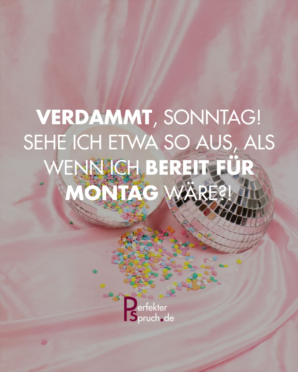 sonntag lustig spruch