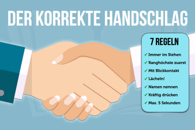 Handschlag: Richtig Hände geben