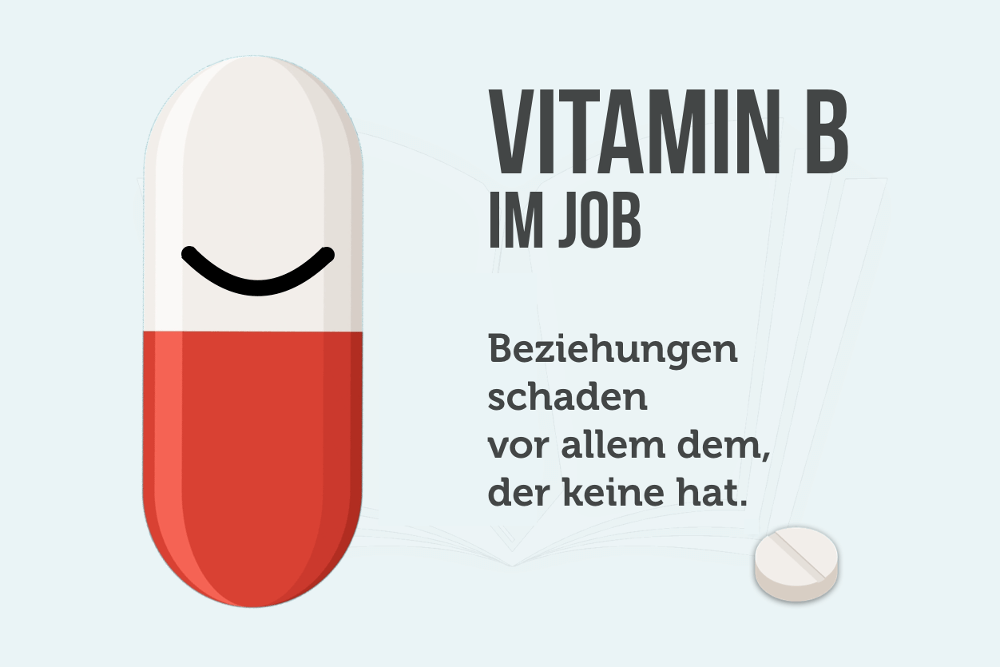 Vitamin B Im Job Beziehungen Netzwerken Kontakte Nutzen