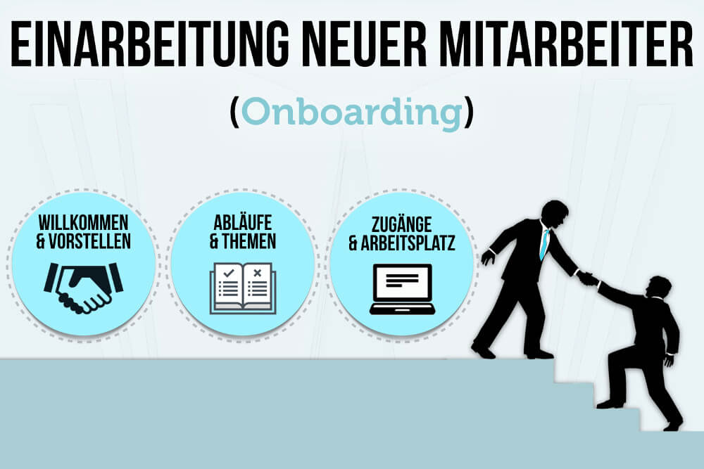 Einarbeitung Onboarding Neue Mitarbeiter Erster Tag Management