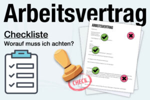 Arbeitsvertrag Arbeitsrecht Checkliste Muster Vorlage