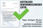 Anschreiben Editor Kostenlos Browser