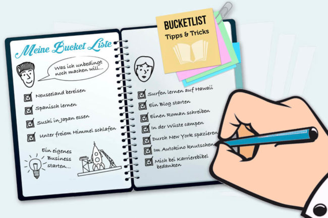 Bucket List: Ideen, Beispiele + Vorlage zur Inspiration