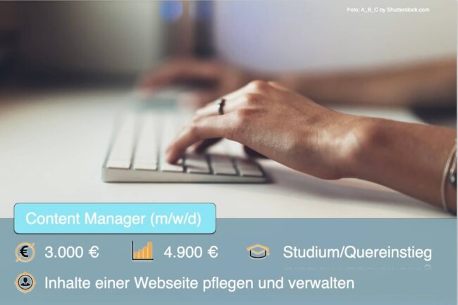 Content Manager: Gehalt, Jobs, Aufgaben + Ausbildung