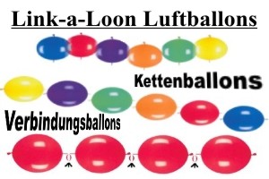 Luftballons zum Verbinden, Kettenballons