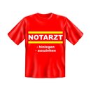 T-Shirt mit Motiv/Spruch Notarzt