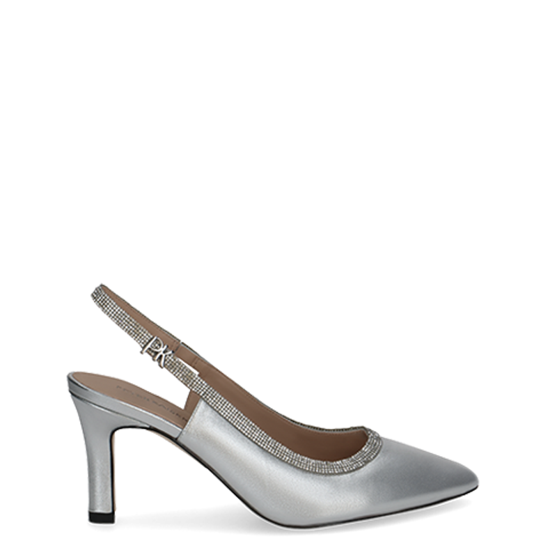 Peter Kaiser 79641 941 Peeptoes & Slingpumps in silber