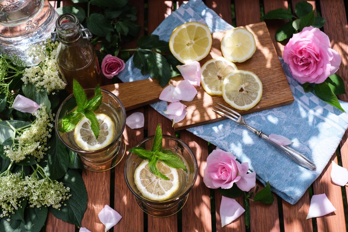 Holunderblüten Sirup Rezeptbild